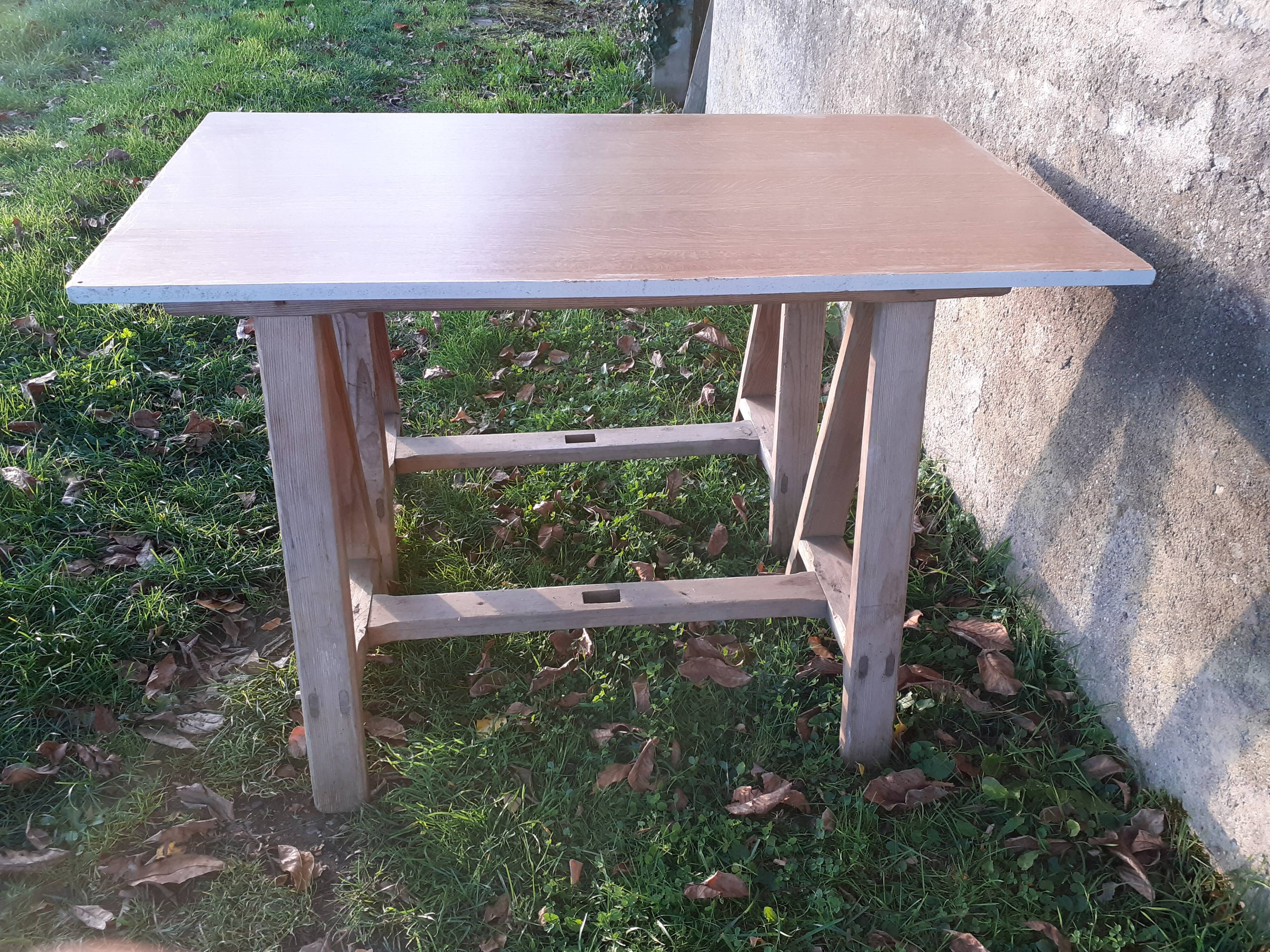 Vintage trestle desk