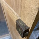 Solid oak cloakroom with 2 doors