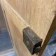Solid oak wardrobe with 2 doors