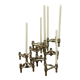 Set of 10 candle holders by Ceasar Stoffi and Fritz Nagel for Quist