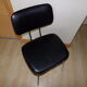 Chair faux leather black
