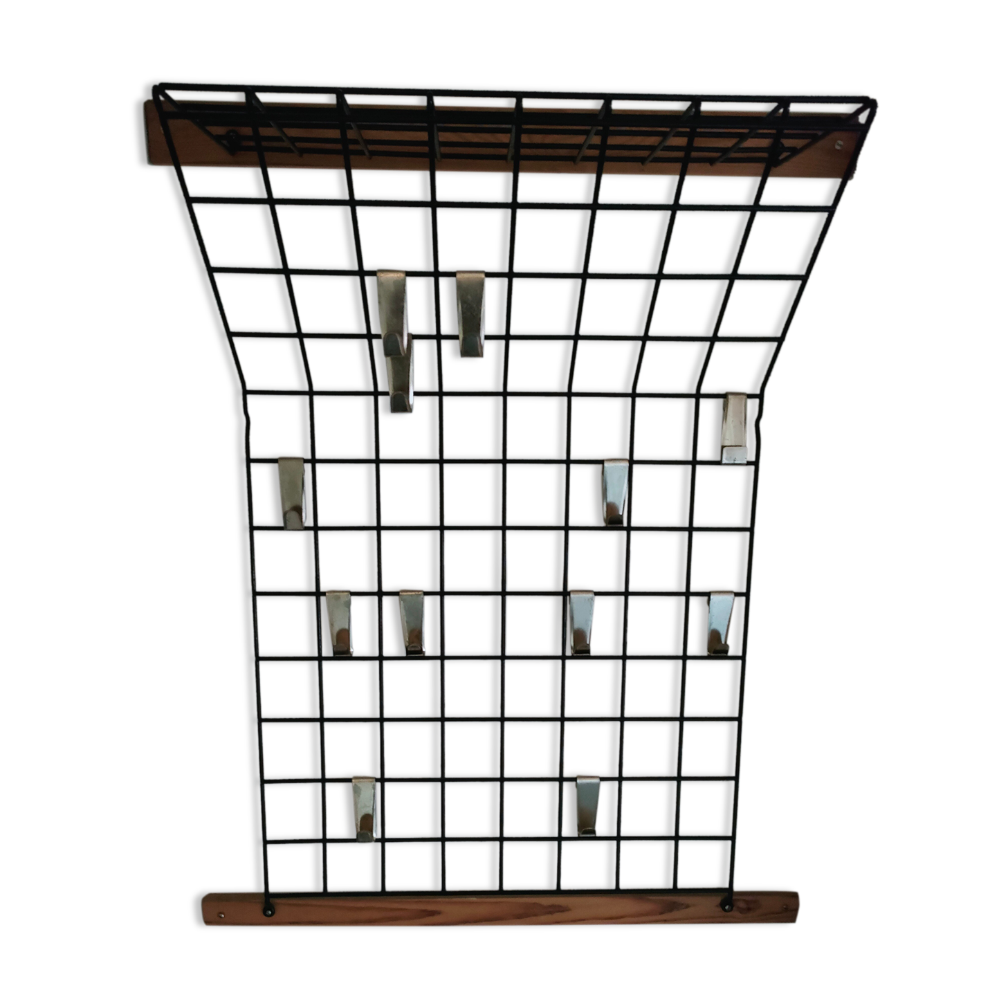 Vintage metal coat rack by Karl Fichtel