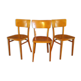 3 vintage Thonet bistro chairs