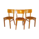 3 chaises de bistrot Thonet vintage