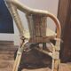 Chaise enfant en rotin et osier