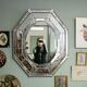 Antique Venetian mirror 86cm x 70cm