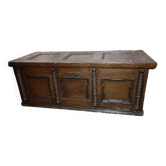 17th-century carved oak antique chest