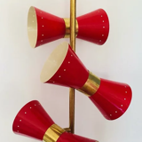 Diabolo red floor lamp
