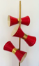 Lampadaire diabolo rouge