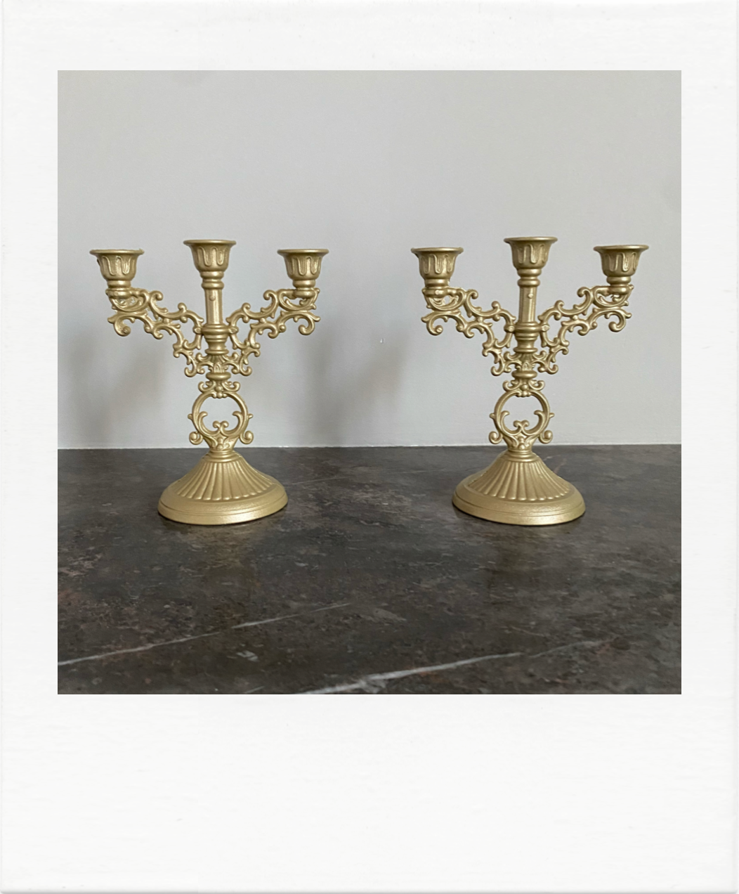 Set of 2, 3-branch AGAD chandeliers