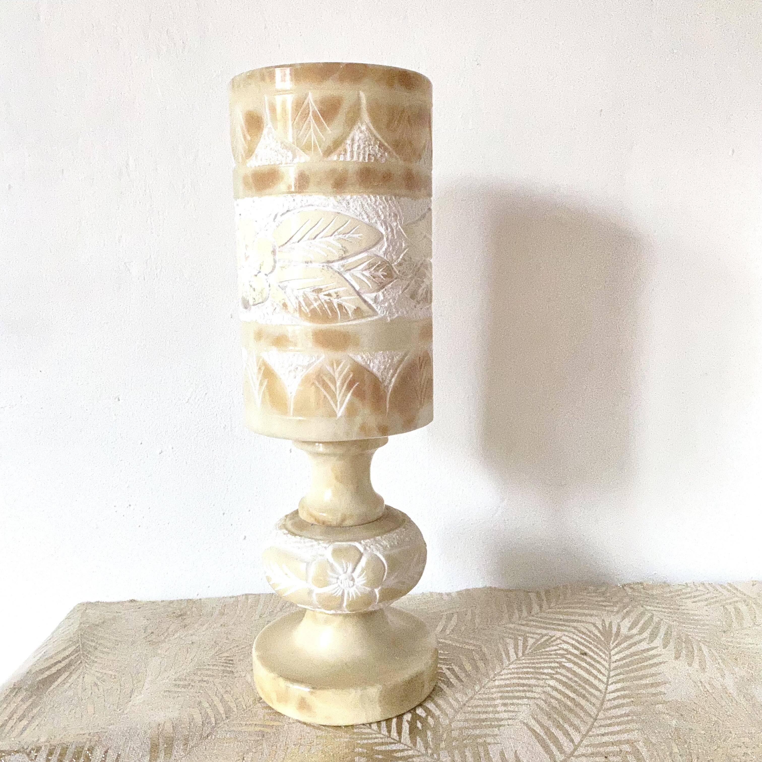 Vintage alabaster lamp