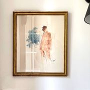 Illustration on vintage paper