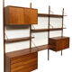 Vintage Poul Cadovius Royal System wall console from the 1960s