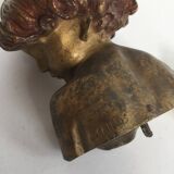 Bronze child bust of Jean Marie Camus