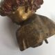 Bronze child bust of Jean Marie Camus