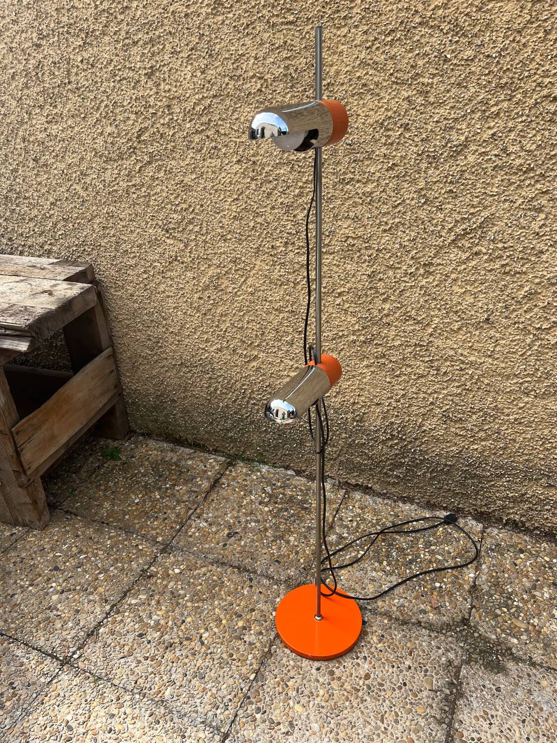 1970s designer floor lamp