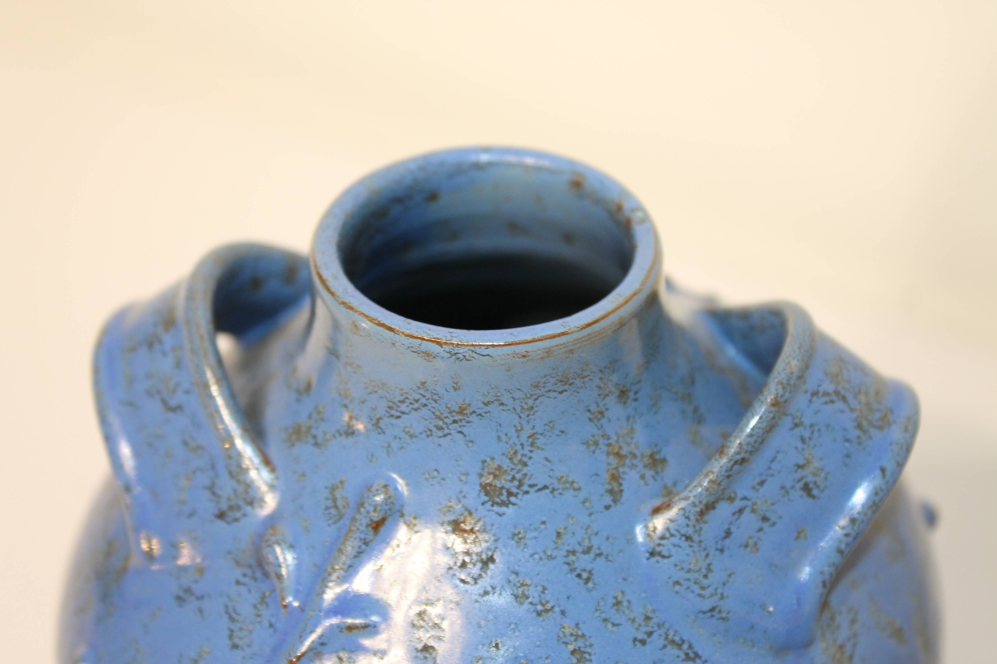 Vintage Scandinavian vase with handles