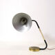 Lampe de bureau diabolo noire et or, Jumo, 1950/1960