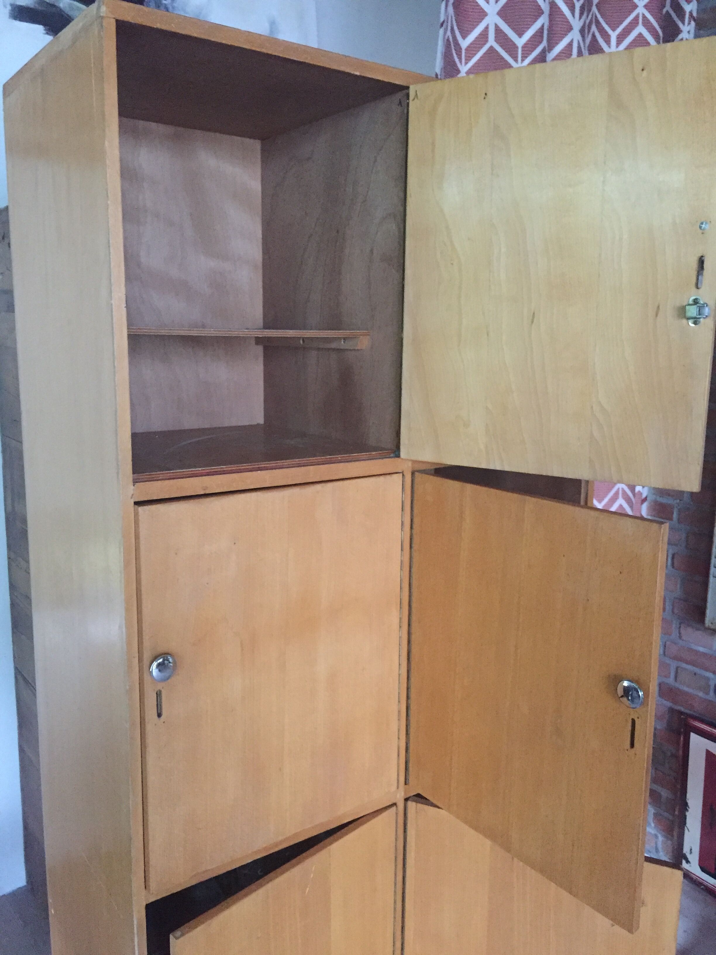 1950s locker furniture
