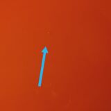 Vintage suspension 70 orange opaline