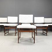Chaises de salle à manger scandinaves en teck des années 1960.