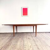 Large Danish Extendable Dining Table in Teak by Niels O. Møller for J.L. Møller, 1950s