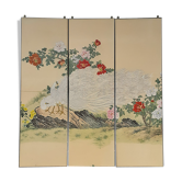 3 sliding panels printed on paper