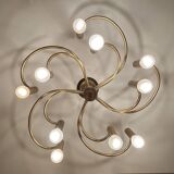 Large vintage architectural ceiling light