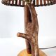 Vintage lamp wood & rattan 1950