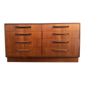 Commode vintage en teck – 8 tiroirs – G-Plan Fresco – années 60
