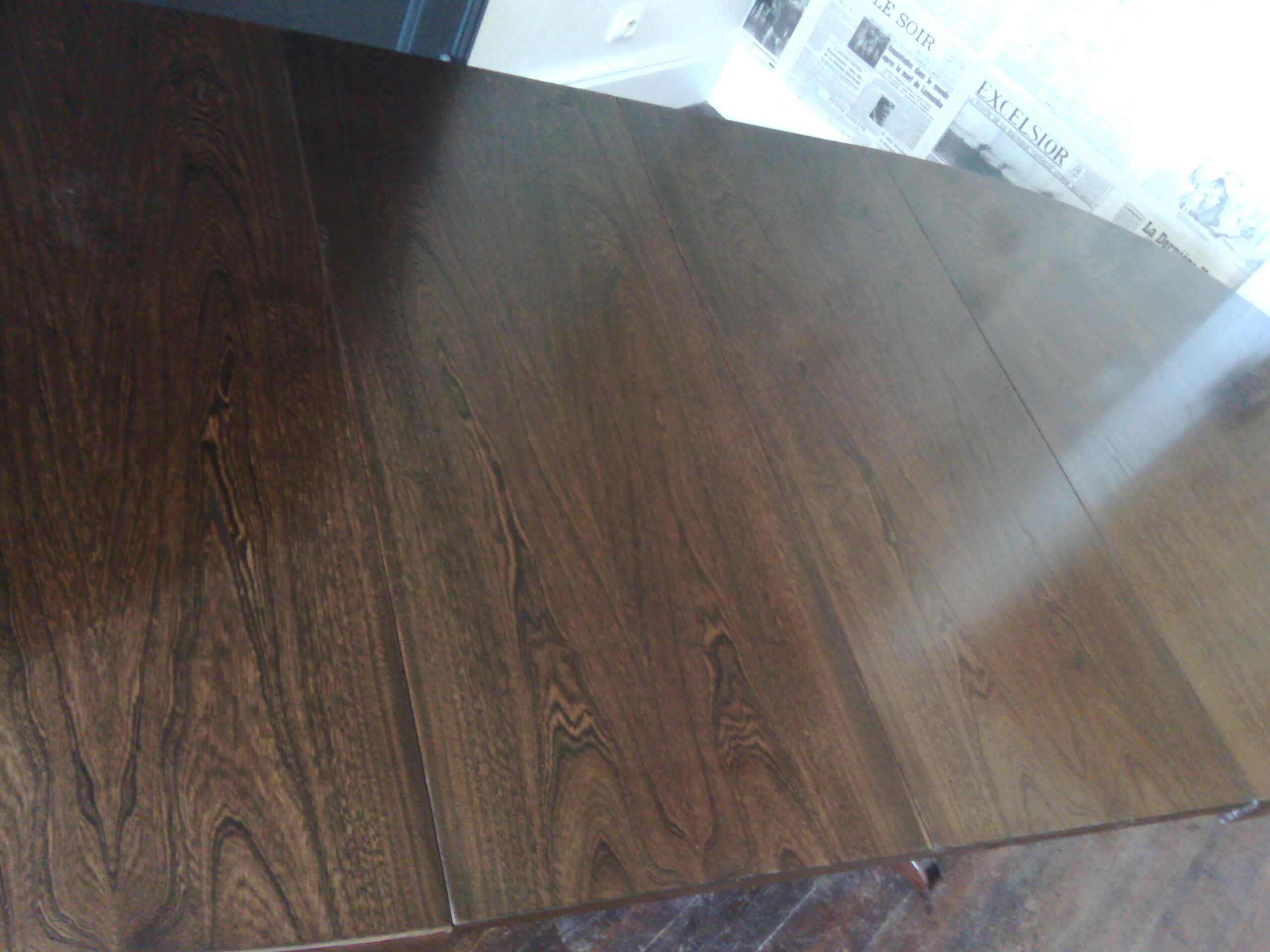 Vintage oval dining table with extensions for Baumann - 1960