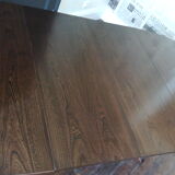 Vintage oval dining table with extensions for Baumann - 1960