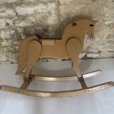 Wooden Rocking Horse – Folk Art