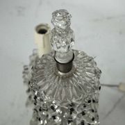 Maria Theresa Crystal Candelabra Table Lamps. Set of two. Italy 1940s