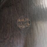 Set of 6 Pagholz chairs in a two-tone design, Pag Presswerke edition.