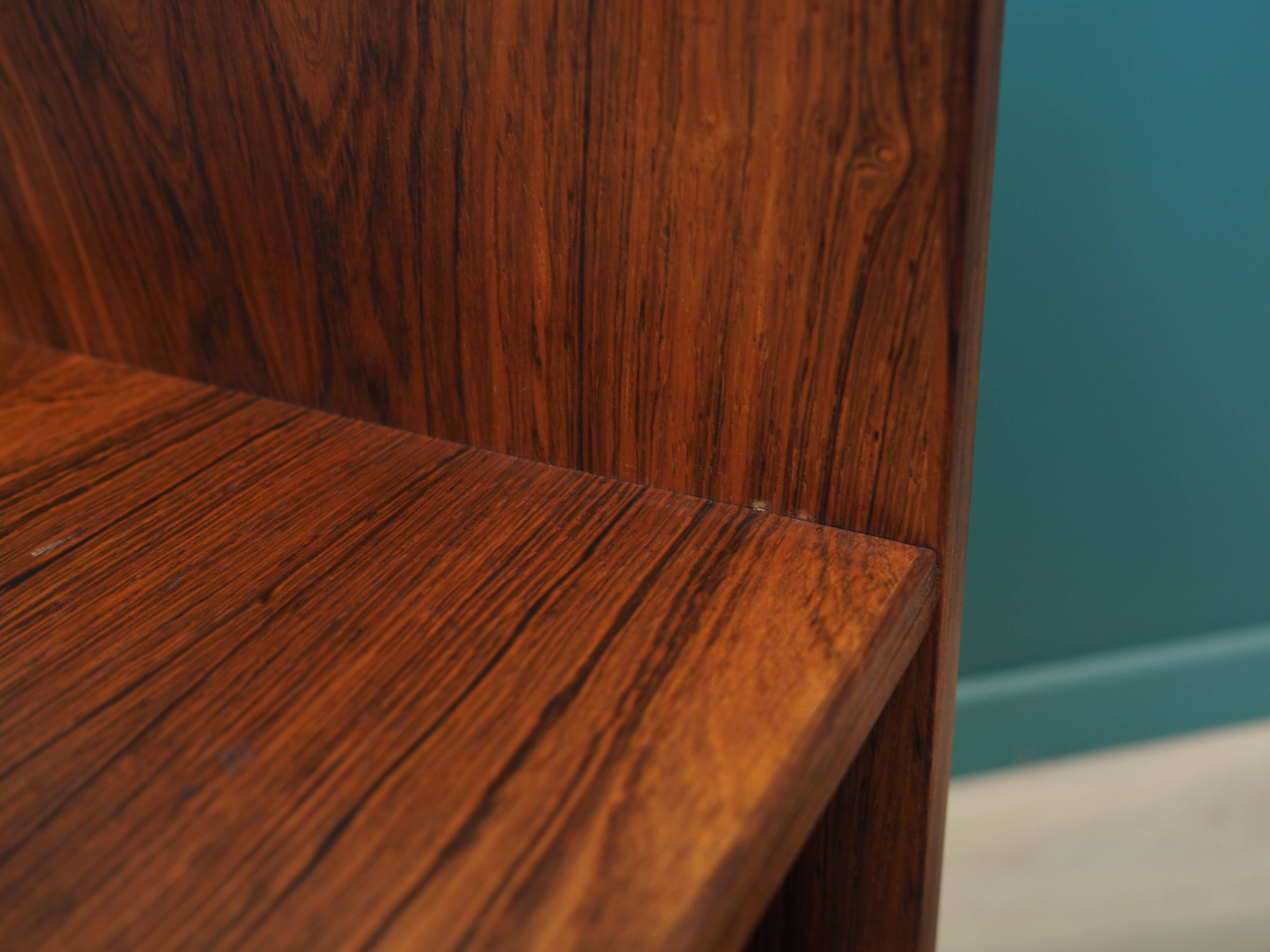 2 Danish rosewood floor-standing shelves, 1970s