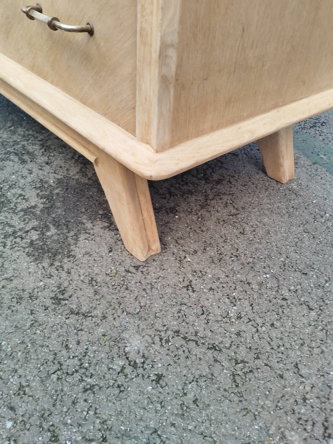Commode pieds compas ancien vintage