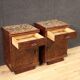 Pair of Italian Marble Top Nightstands from the 20th Century