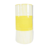 Vase tube - jaune