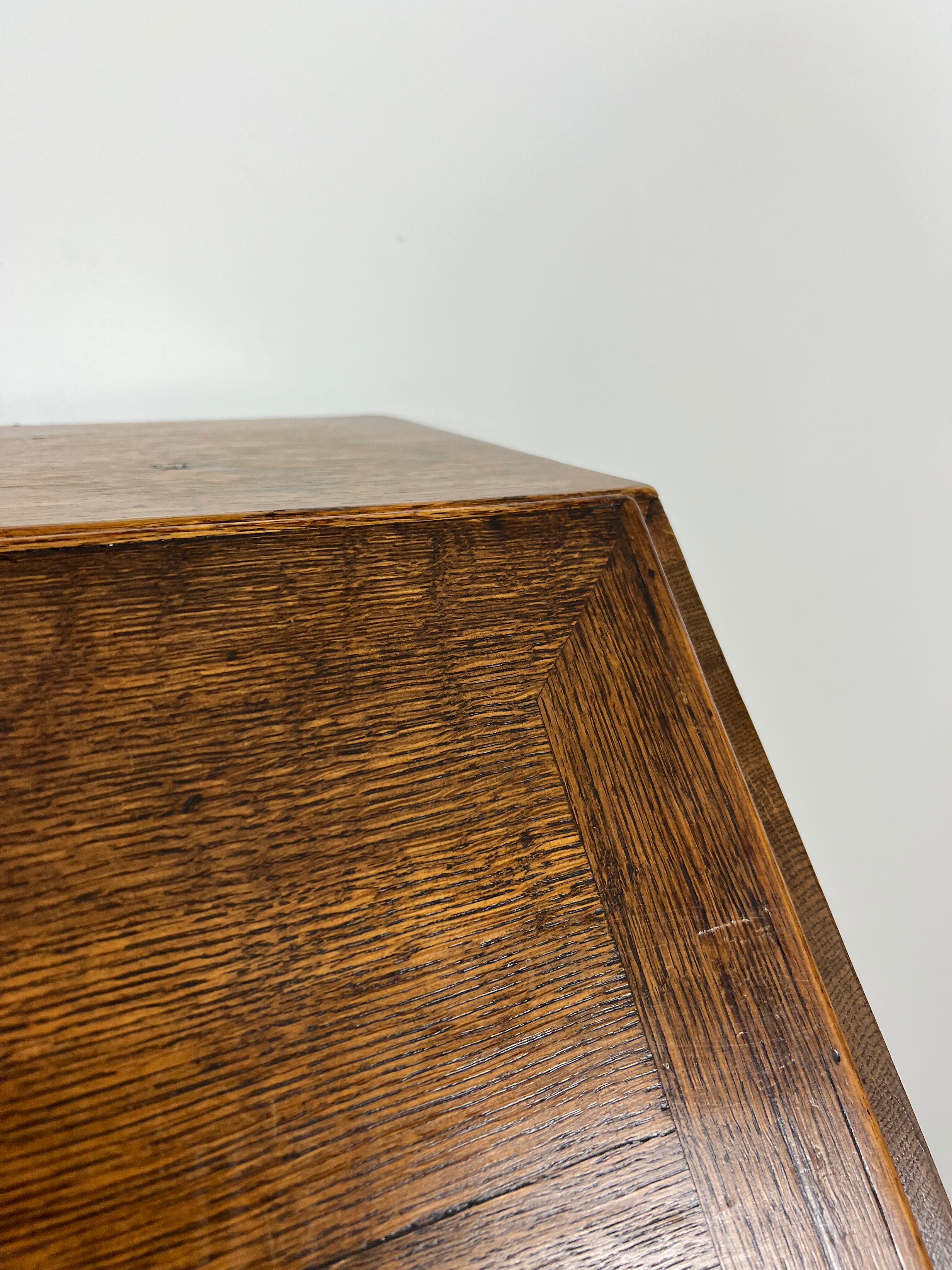 English oak writing desk