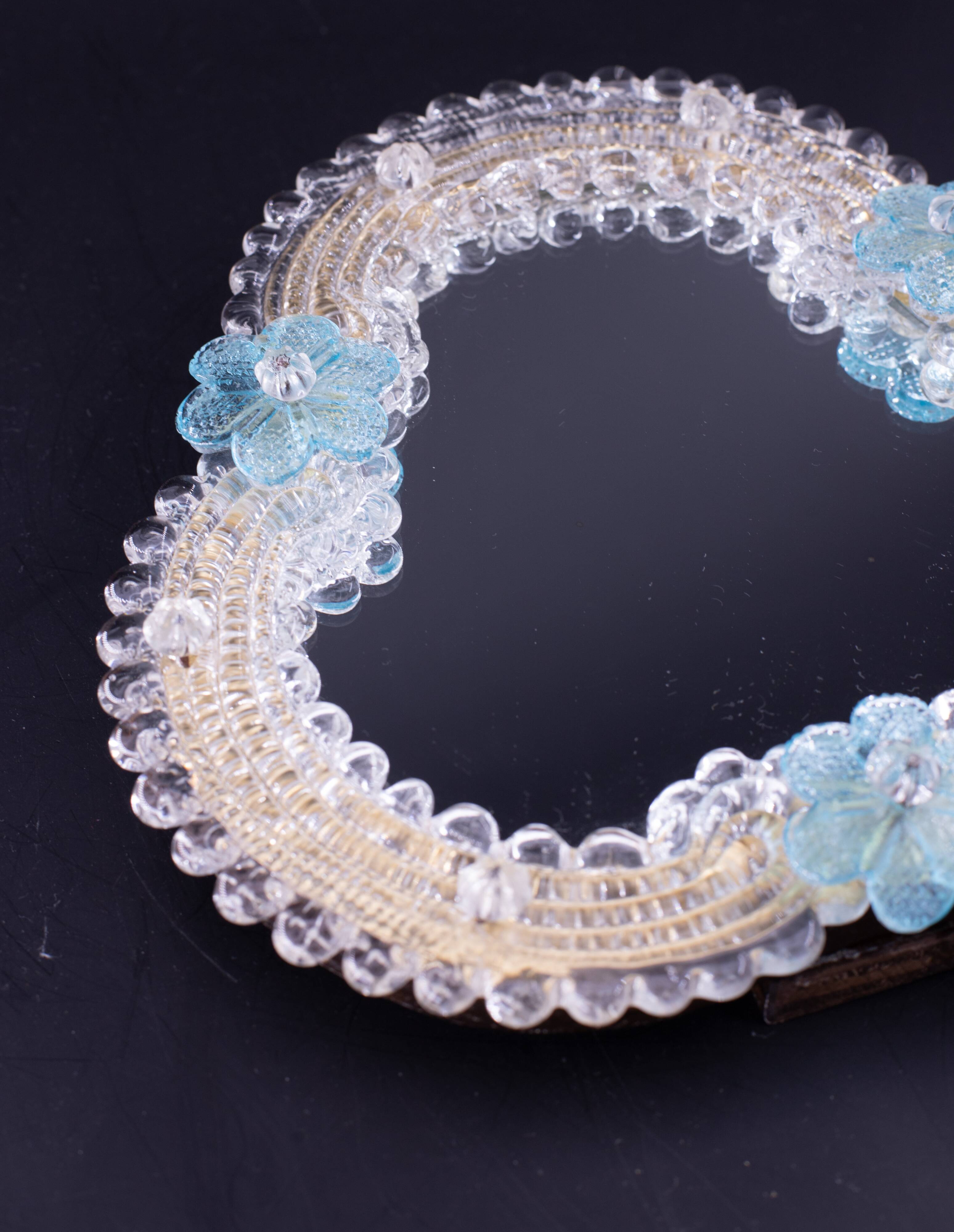 Classic Vintage Venetian Murano Glass Mirror, 1970s