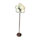 Lampadaire spoutnik à 9 feux chrome et opaline  space age année 70