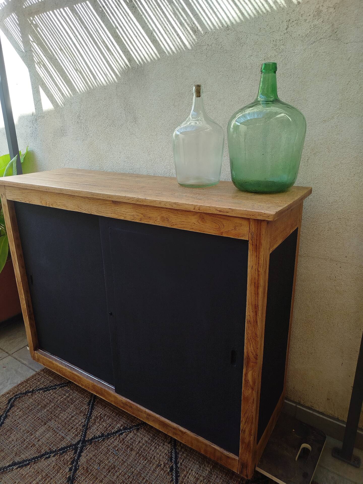 Old buffet with sliding doors