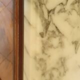 Louis XVI style sideboard with 3cm marble top and matching round table