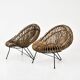 Armchairs Dalvera in the manner of Abraham & Rol , 1950s