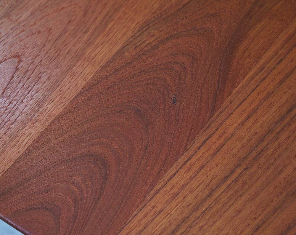 Mid-Century Danish Solid Teak Side Table, 1960s