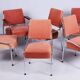 Bauhaus Chairs in Tubular Chrome-Plated Steel, Czech, 1940s, Set of 4