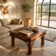 Solid wood coffee table – Colonial spirit