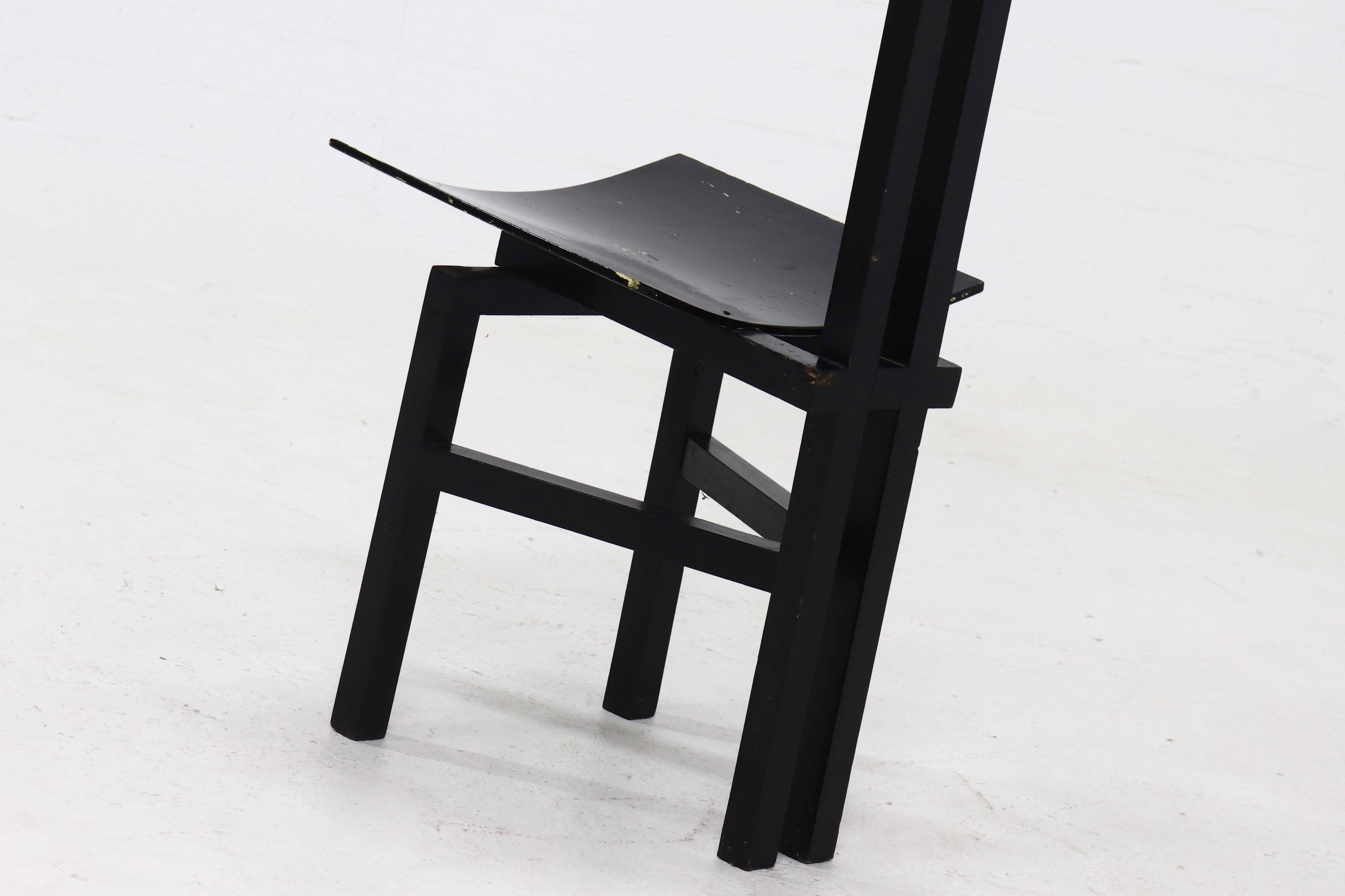 Chaise d'appoint constructiviste, années 1950