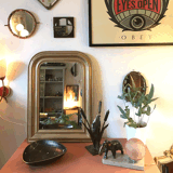 Gilded Louis-Philippe mirror